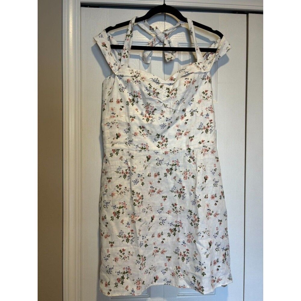 NWT. Reformation Sanford Halter Dress Sz 10 - Picture 4 of 10